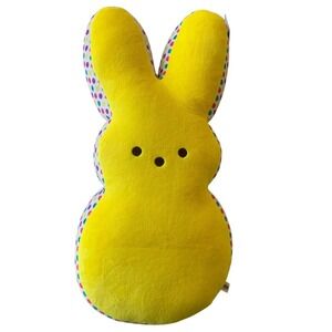 Peeps 17" Bunny Yellow Polka Dot Easter Weighted Scented Plush Toy